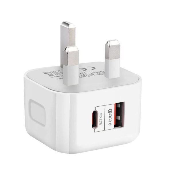 Gadz 2 in 1 Charger (Type C-C + USB)