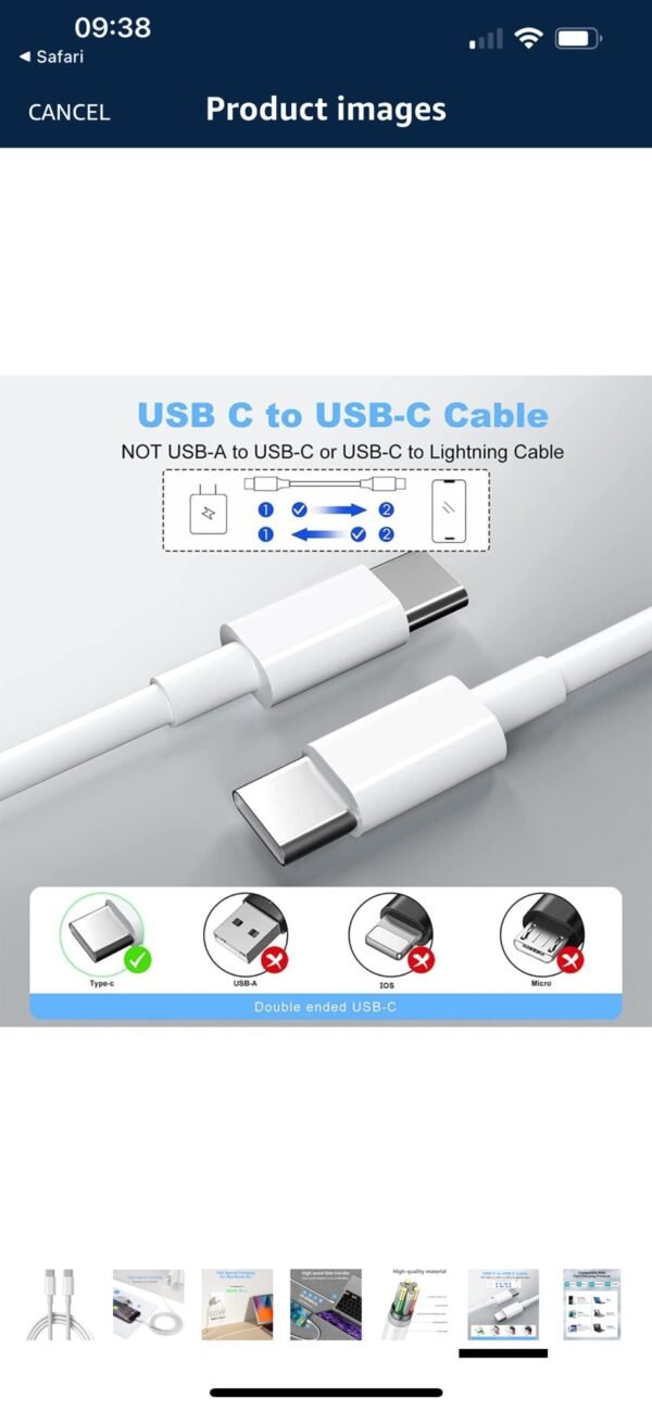 Gadz Type C to C - 1M (OD-3.8mm) TPE - Image 3