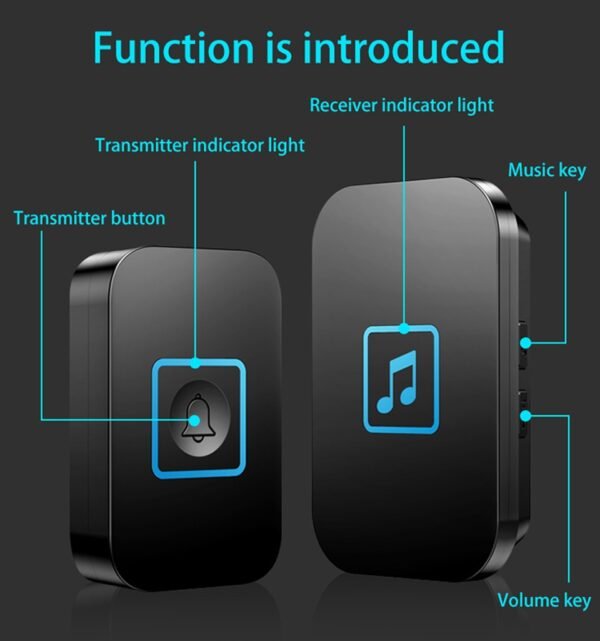 Gadz Digital Wireless Doorbell - Image 2