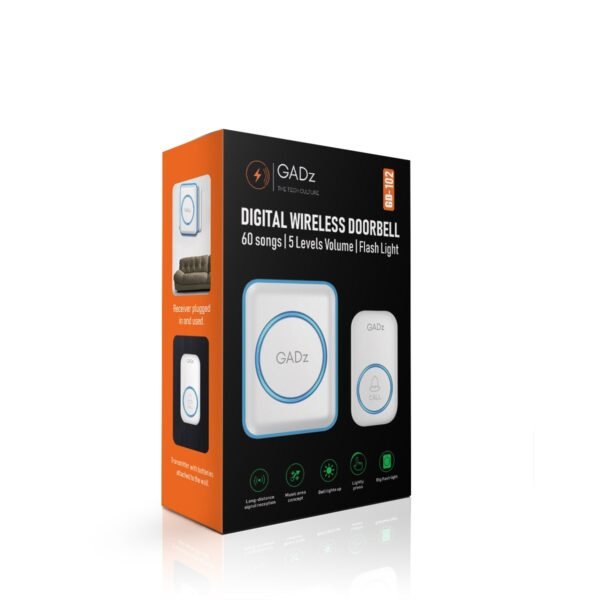 Gadz Digital Wireless Doorbell - Image 6