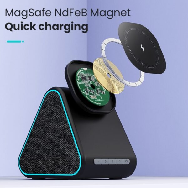 Gadz 15w Magsafe Wireless Charger & Speaker - Image 5