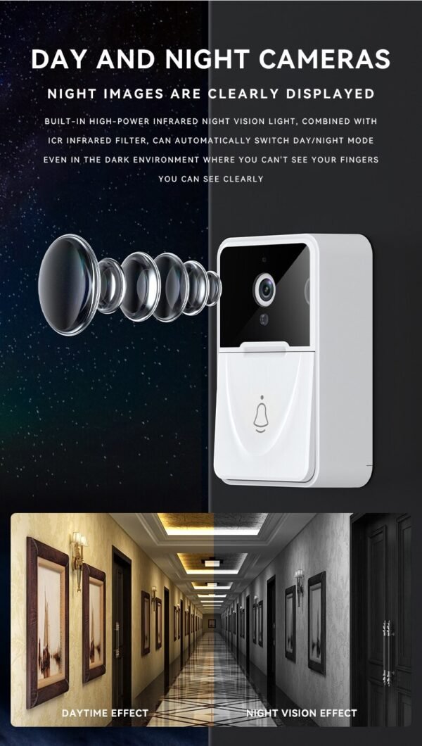 Gadz Digital Wireless Doorbell with Camera - Image 2