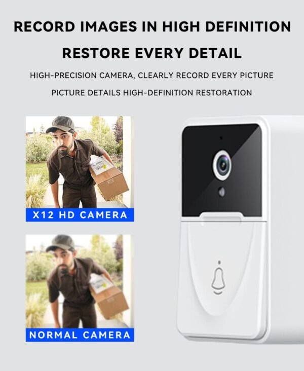 Gadz Digital Wireless Doorbell with Camera - Image 7