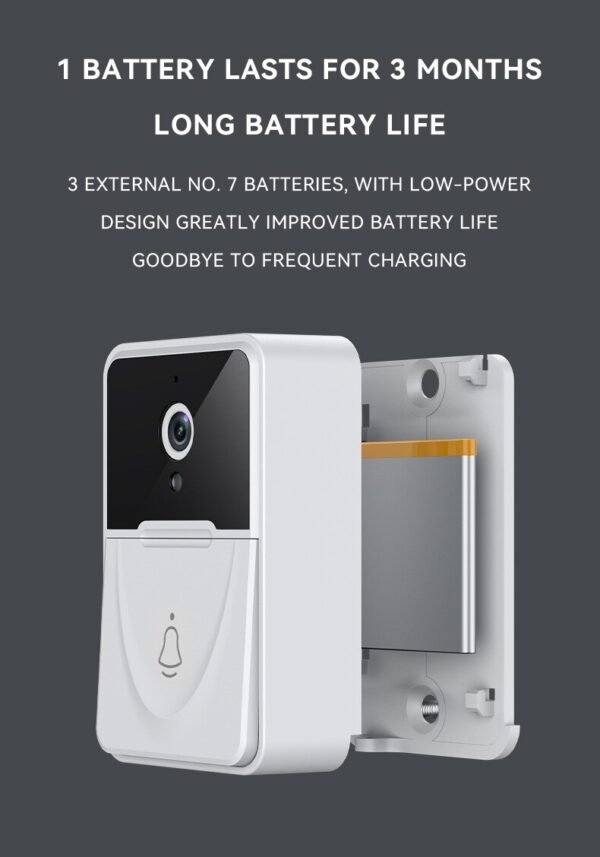 Gadz Digital Wireless Doorbell with Camera - Image 3