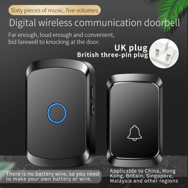 Gadz Digital Wireless Doorbell - Image 6