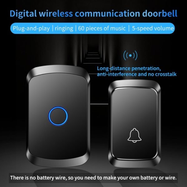 Gadz Digital Wireless Doorbell - Image 3