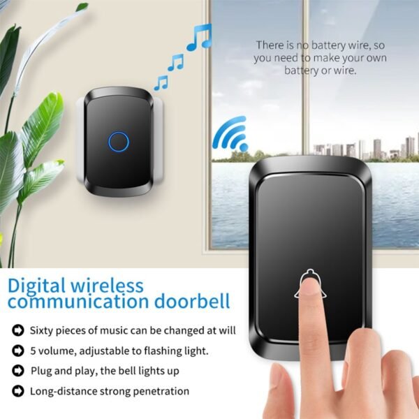 Gadz Digital Wireless Doorbell - Image 7