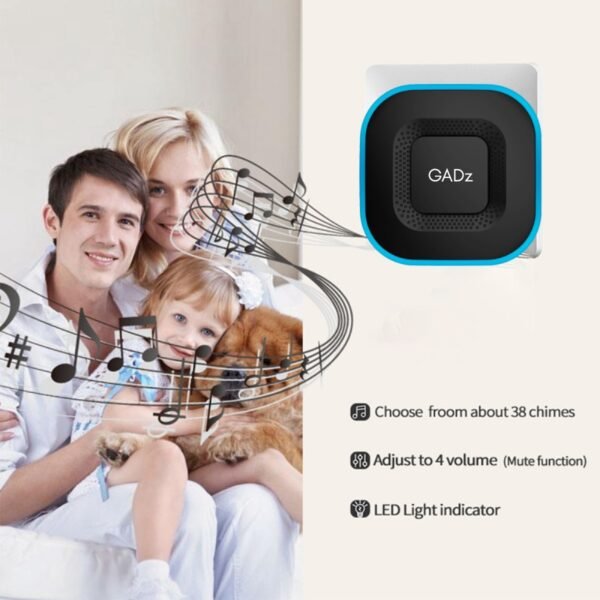 Gadz Digital Wireless Doorbell - Image 3