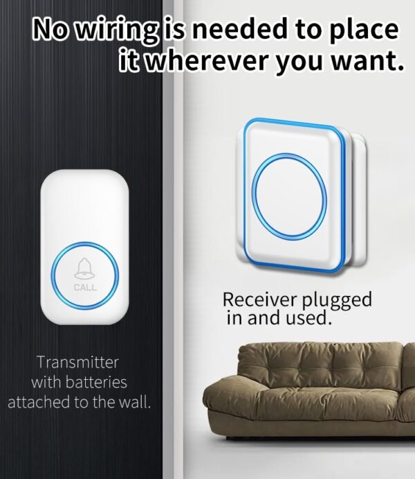 Gadz Digital Wireless Doorbell - Image 4