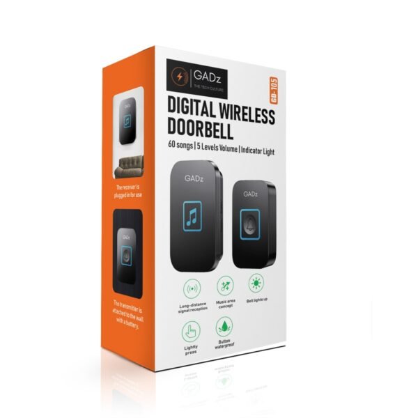 Gadz Digital Wireless Doorbell - Image 8