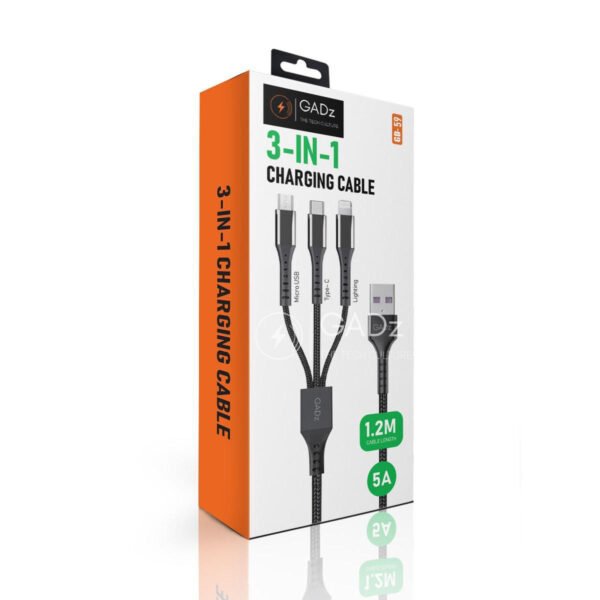 Gadz 3 in 1 Charging Cable - Image 3