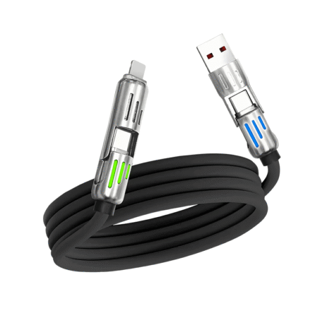 One Cable. Four Connections. Total Power – Gadz 4-in-1 Universal Charging.