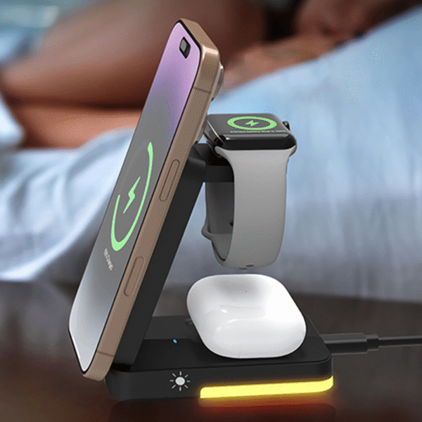 Gadz 3 in 1 Magnetic Wireless Charger