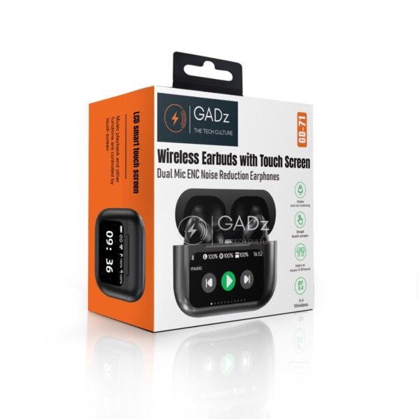 Gadz Wireless Earbuds with Touchscreen - Image 7