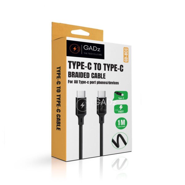 Gadz Type-C to Type-C Braided Cable - Image 7