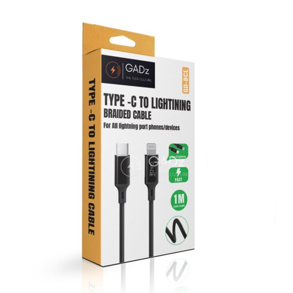 Gadz Type-C to Lightining Braided Cable - Image 7