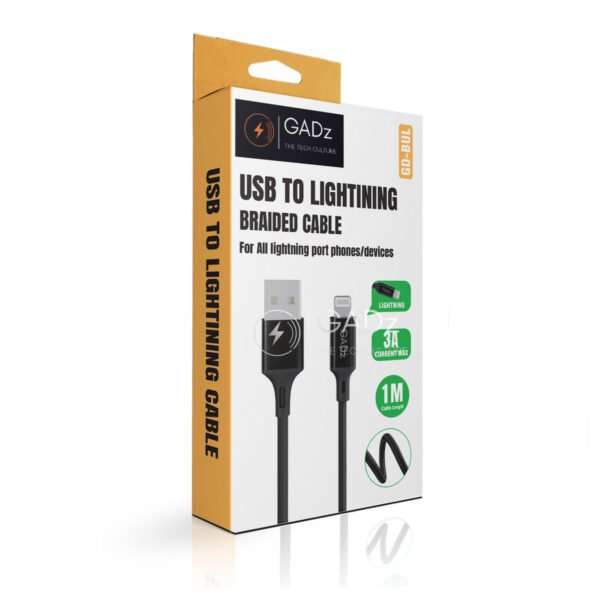 Gadz USB to Lightining Braided Cable - Image 7