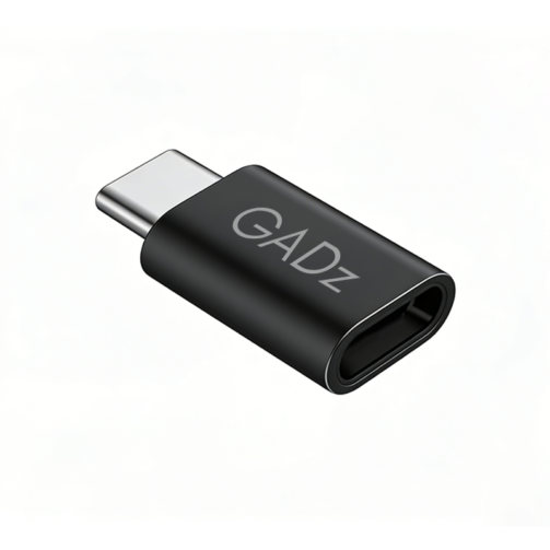 GADZ Type-C to Lightning OTG adapter for iPhone fast data transfer and charging