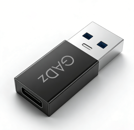 GADZ USB A to Type C OTG Adapter for Android and Type-C devices.