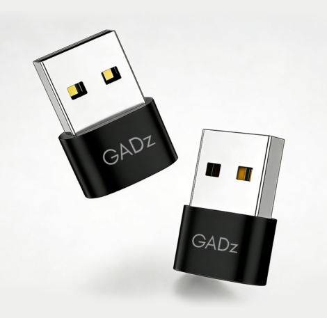 Gadz USB A to Type C OTG Adapter for fast data transfer